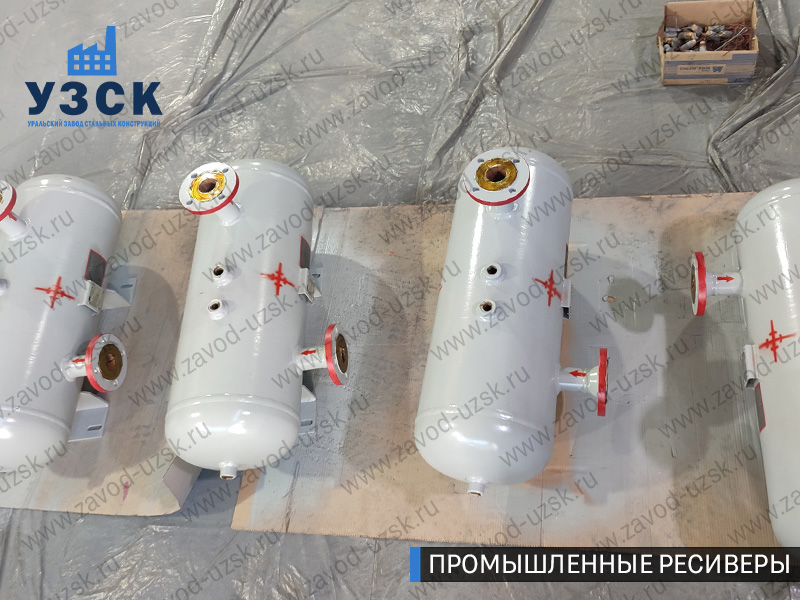 фотография емкостных ресиверов газа Воронеж
