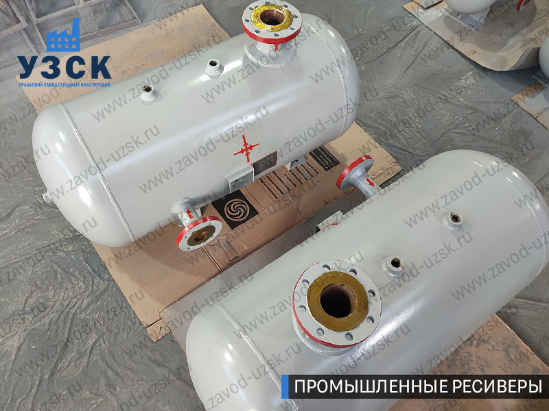 фотография промышленных ресиверовдля газа Воронеж